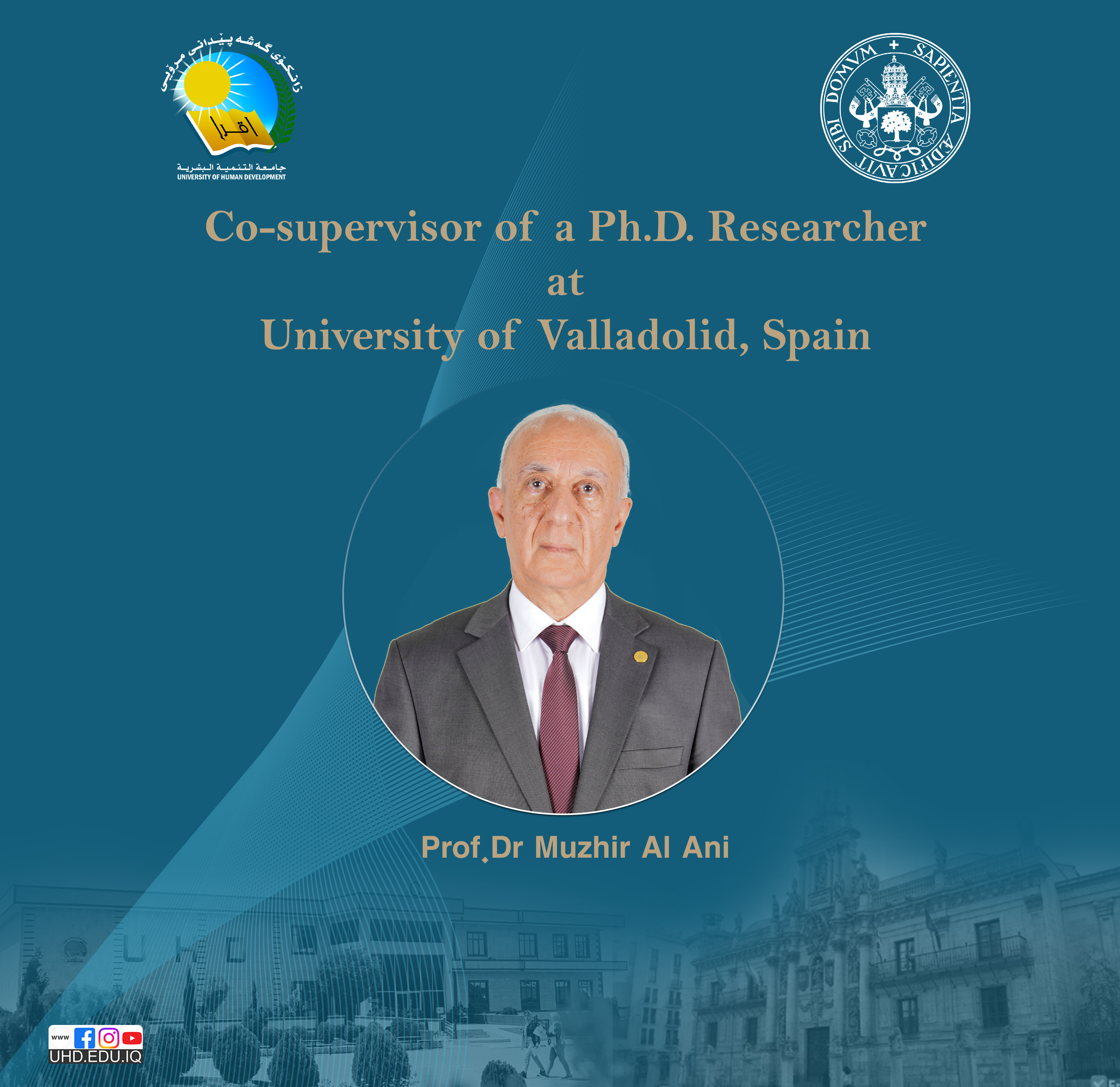 UHD professor co-supervises PhD thesis at University of Valladolid in Spain