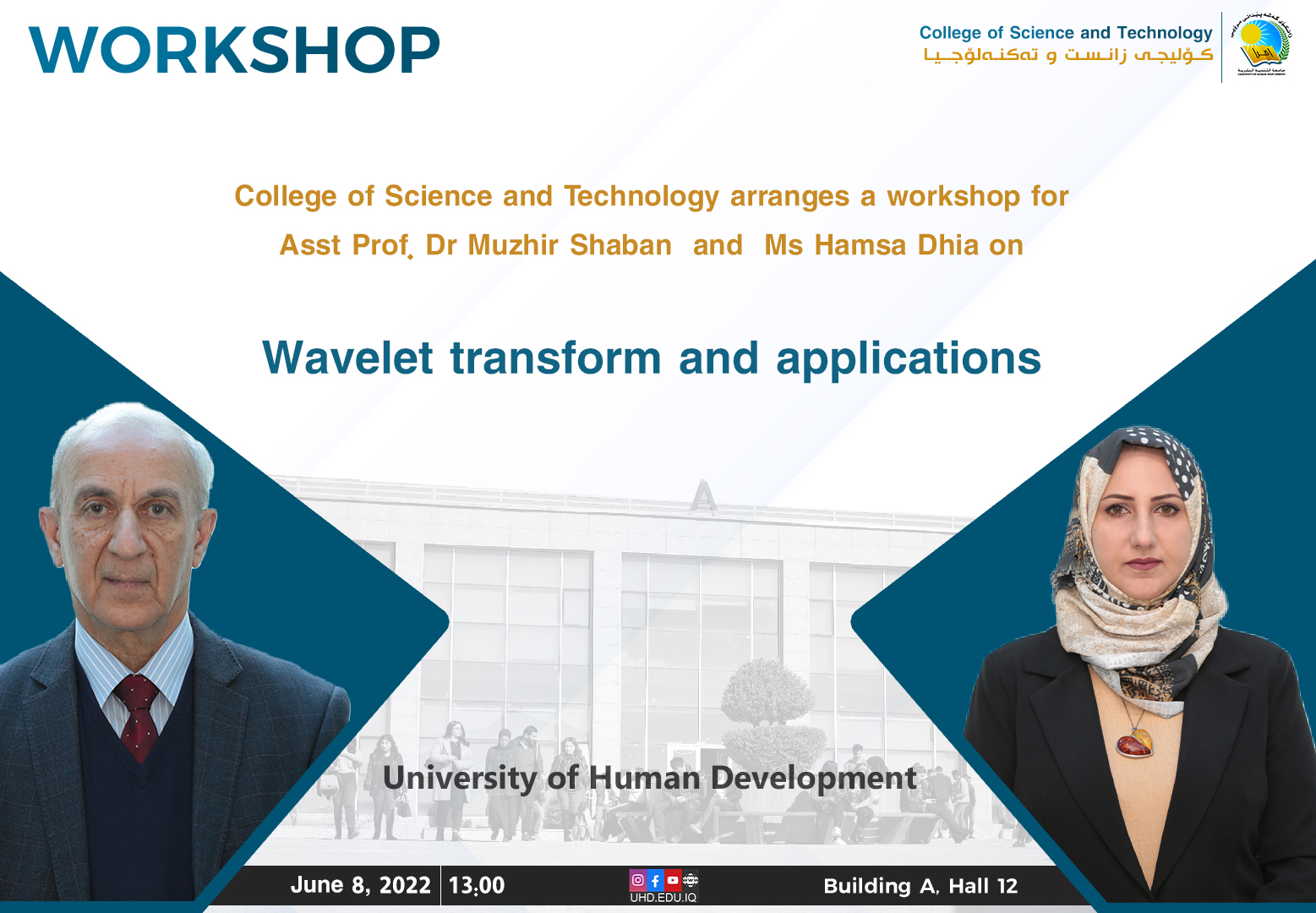 Workshop: Discrete Wavelet Transform (DWT) and its applications